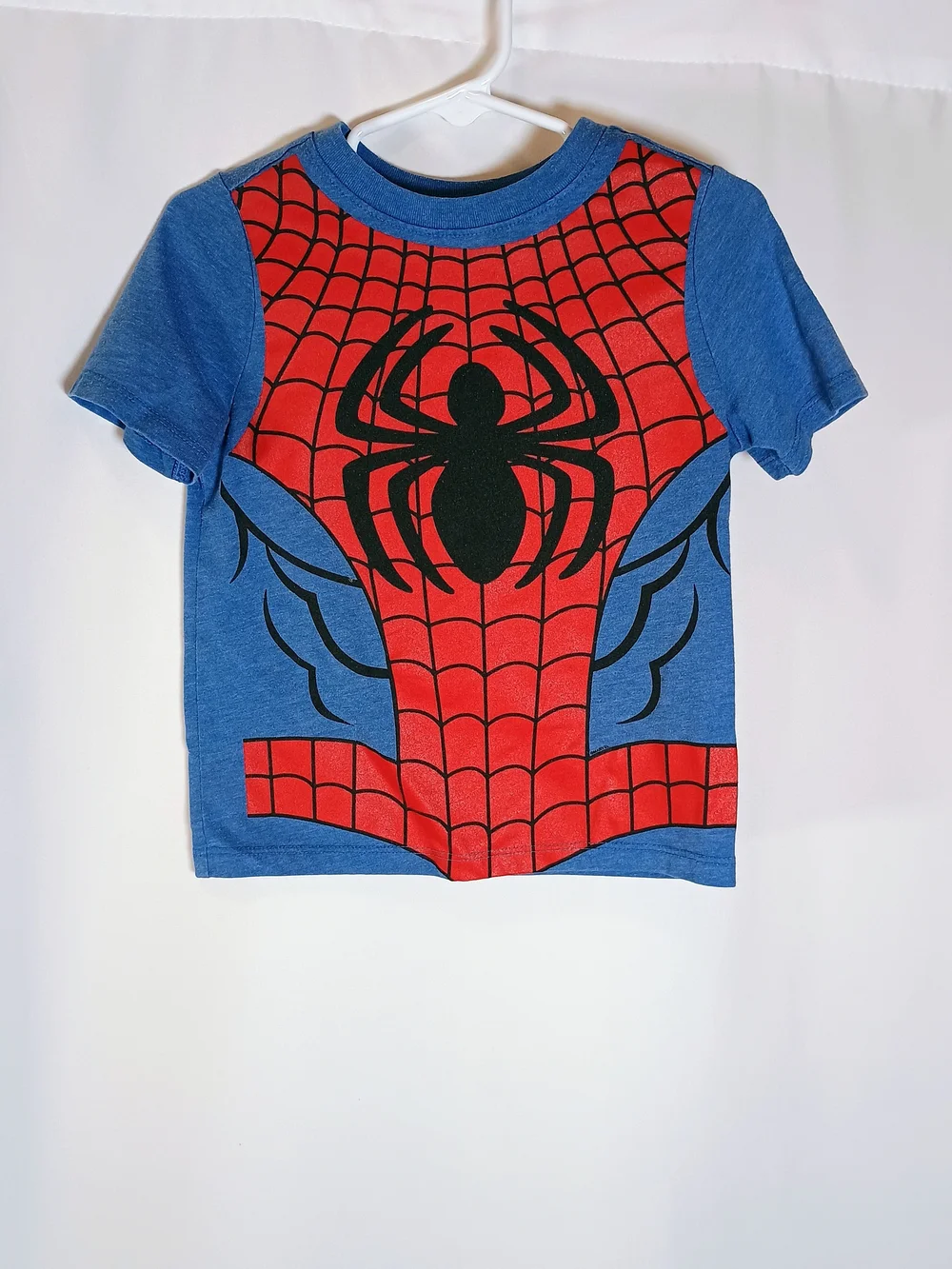 Old Navy Blue and Red Spiderman Graphic Tee